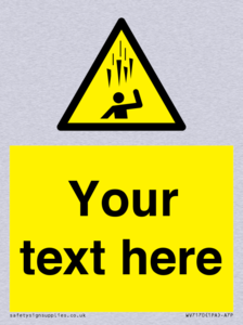 Custom Falling Ice sign